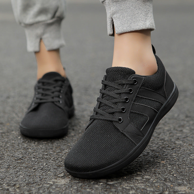 Lace-up Mesh Sneakers